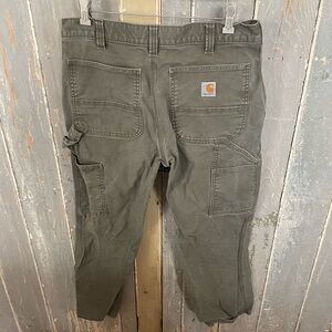 Carhartt Men's Olive Carpenter Work Pants